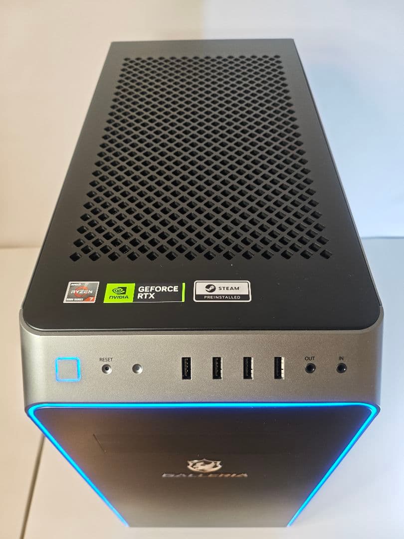 【即納中古GALLERIAゲーミングPC】Ryzen7 5700x RTX4070