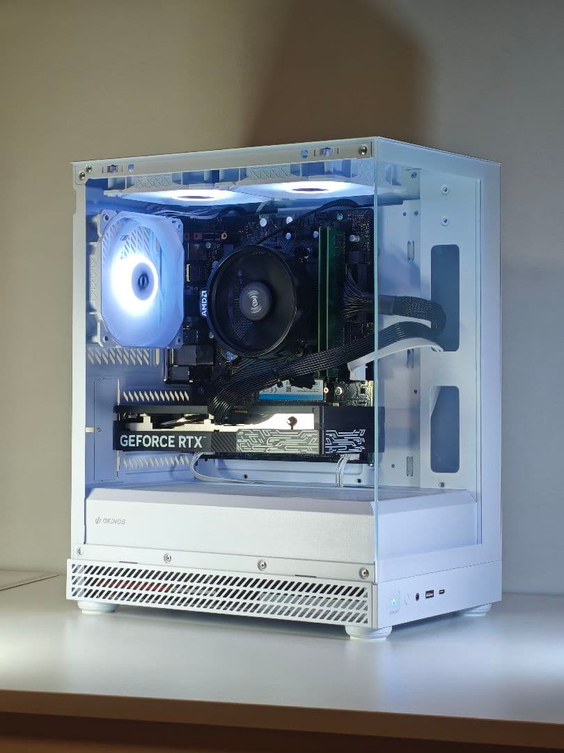【即納新品LEDゲーミングPC】Ryzen7 5700x RTX5060