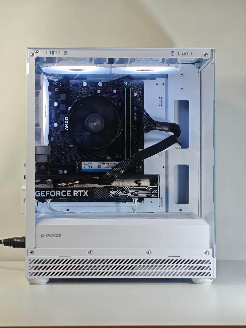 【即納新品LEDゲーミングPC】Ryzen7 5700x RTX5060